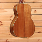 Bourgeois Downeast LDB Hawaiian Blues acoustic guitar Natural finish with figured koa back and sides