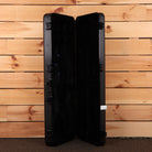 PRS Wood Library McCarty Tremolo hard shell guitar case black molded plastic with secure latches and black interior lining