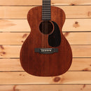 Martin 0-17 acoustic guitar Dark Mahogany all-mahogany top with black pickguard and ebony fretboard