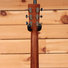 Martin 0-17 acoustic guitar Dark Mahogany back of headstock with chrome tuners and mahogany neck