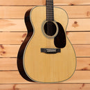 Martin M-28 acoustic guitar Aging Toner finish with herringbone body binding and tortoise pickguard