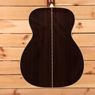 Martin M-28 Aging Toner acoustic guitar with Indian rosewood back featuring decorative center seam inlay and white binding