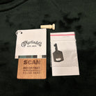 Martin M-28 Aging Toner acoustic guitar accessories with CF Martin hang tag, end pin, and case key