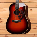 Boucher SG12-52-BE dreadnought 12-string acoustic guitar Sunburst with tortoise pickguard and herringbone binding