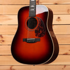 Boucher SG12-52-BE dreadnought 12-string acoustic guitar Sunburst with tortoise pickguard and herringbone binding
