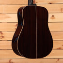 Boucher SG12-52-BE dreadnought acoustic guitar Sunburst with rosewood back and sides white binding