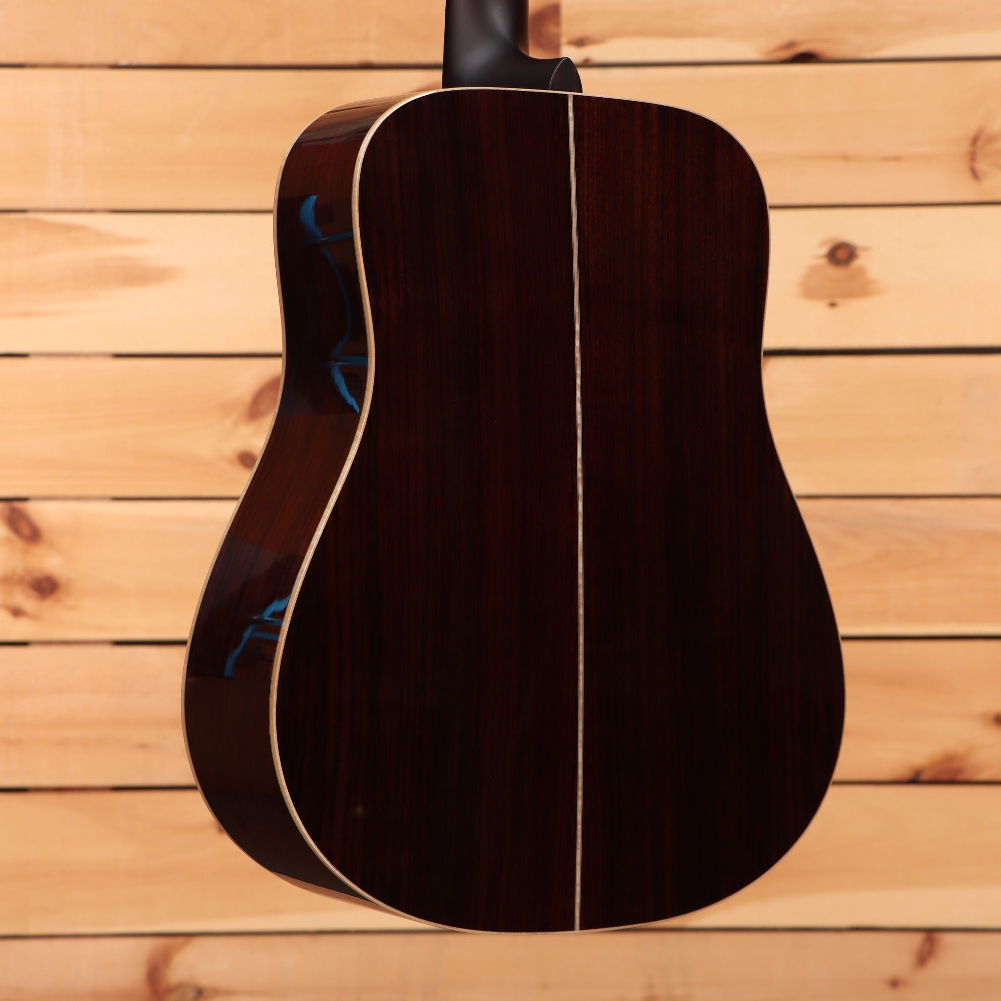 Boucher SG12-52-BE dreadnought acoustic guitar Sunburst with rosewood back and sides white binding