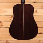 Boucher SG12-52-BE dreadnought acoustic guitar Sunburst with figured rosewood back and cream binding