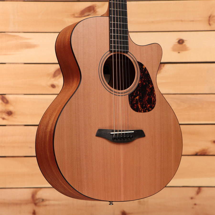Furch Blue BARc-CMa acoustic-electric guitar Natural cutaway cedar top with tortoiseshell pickguard