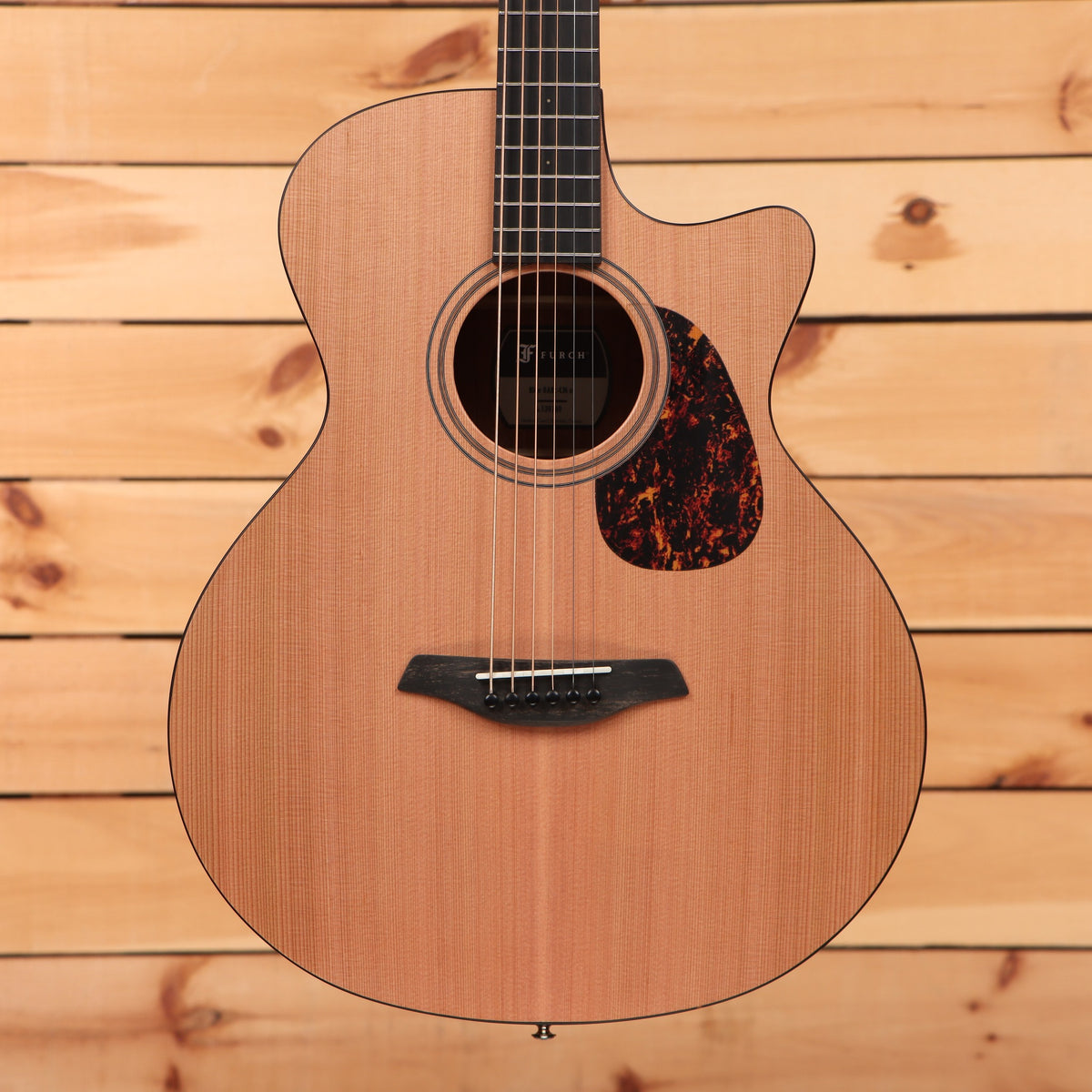 Furch Blue BARc-CMa acoustic-electric guitar Natural cedar top with cutaway and tortoiseshell pickguard