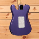 Fender LTD Player Fusion Telecaster HH electric guitar Aura Metallic with pearloid back plate and maple neck