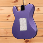 Fender LTD Player Fusion Telecaster HH electric guitar Aura Metallic with pearloid back plate and maple neck