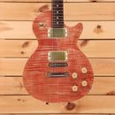 Tom Anderson Bulldog electric Les Paul-style guitar Satin Natural Red with flamed maple top and dual humbuckers