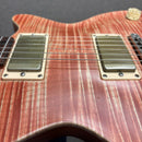 Tom Anderson Bulldog electric guitar Satin Natural Red with flamed maple top and dual humbuckers
