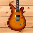 PRS CE-24 electric guitar McCarty Burst flamed maple top with dual humbuckers and tremolo bridge