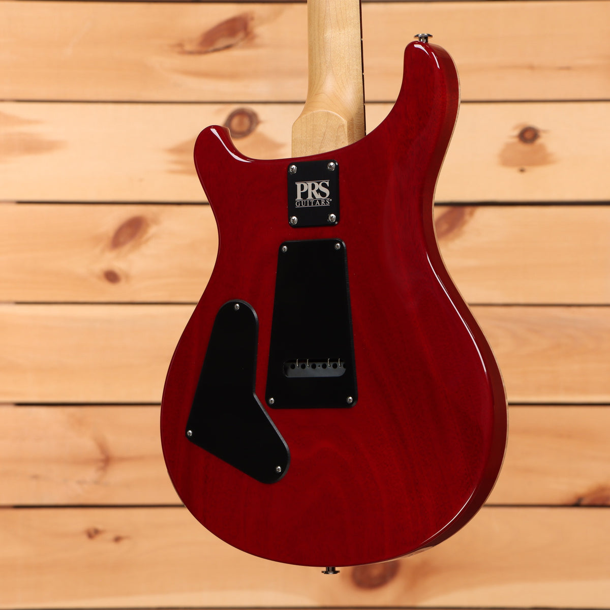 PRS CE-24 electric guitar McCarty Burst finish with maple neck and black rear control cavity covers