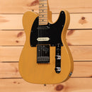 Fender Player Plus Nashville Telecaster electric guitar Butterscotch Blonde with three Noiseless pickups and maple fretboard