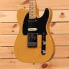 Fender Player Plus Nashville Telecaster electric guitar Butterscotch Blonde with three Noiseless pickups and maple fretboard