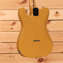 Fender Player Plus Nashville Telecaster electric guitar Butterscotch Blonde body back with maple neck plate