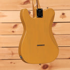 Fender Player Plus Nashville Telecaster electric guitar Butterscotch Blonde body back with maple neck plate