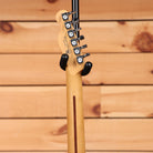Fender Player Plus Nashville Telecaster electric guitar Butterscotch Blonde maple neck with chrome tuners headstock back view