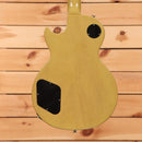 Gibson Les Paul Standard 50s electric guitar TV Yellow mahogany back with black control cavity covers