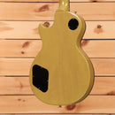 Gibson Les Paul Standard 50s electric guitar TV Yellow mahogany back with black control cavity cover