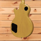 Gibson Les Paul Standard 50s electric guitar TV Yellow mahogany back with black control cavity cover