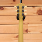 Gibson Les Paul Standard 50s electric guitar TV Yellow headstock back showing cream tuner buttons and Made in USA stamp