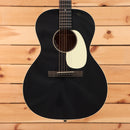 Martin 00L-16E acoustic-electric guitar Black Smoke finish with cream pickguard and ebony fretboard