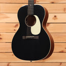 Martin 00L-16E acoustic-electric guitar Black Smoke finish with cream pickguard and mahogany back and sides