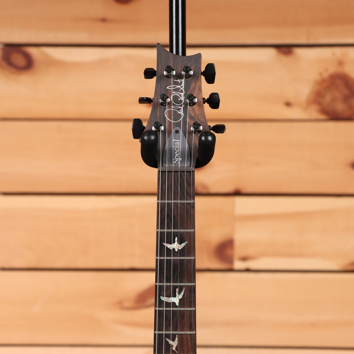 PRS Special Semi-Hollow electric guitar Purple Sparkle with bird inlays rosewood fretboard and black hardware