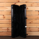 PRS Special Semi-Hollow guitar hard case black molded plastic with latches shown open