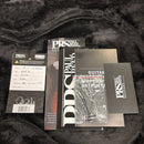 PRS Paul Reed Smith Special Semi-Hollow Purple Sparkle guitar documentation package with hang tag, manual, and accessories