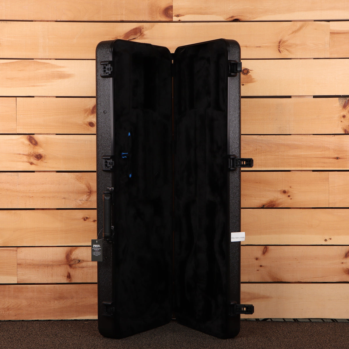 PRS Special Semi-Hollow guitar hard case black molded plastic with black velvet interior and locking latches