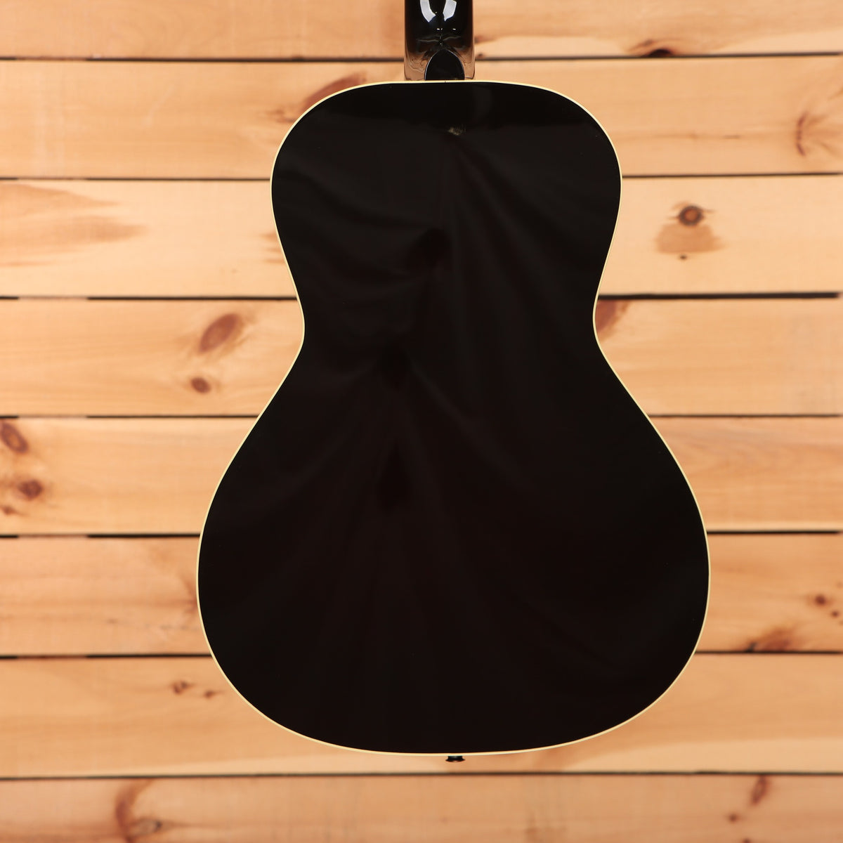 Gibson L-00 Original parlor acoustic guitar Vintage Sunburst with cream body binding shown from rear