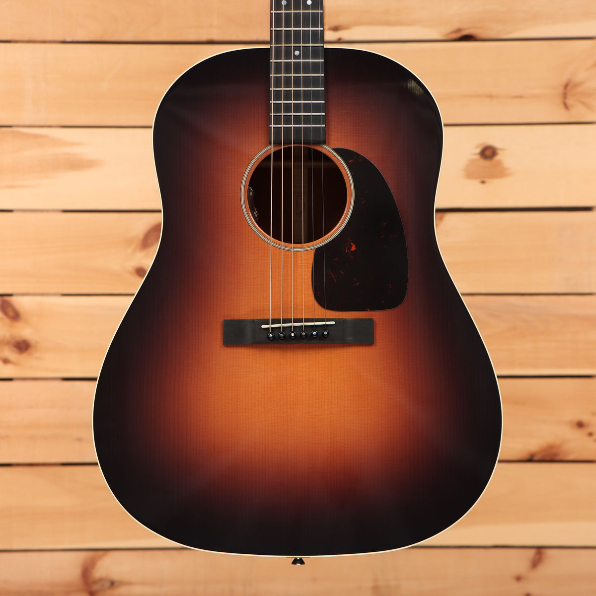 Martin DSS-16E dreadnought acoustic-electric guitar 1935 Burst finish with tortoise pickguard and ebony fretboard