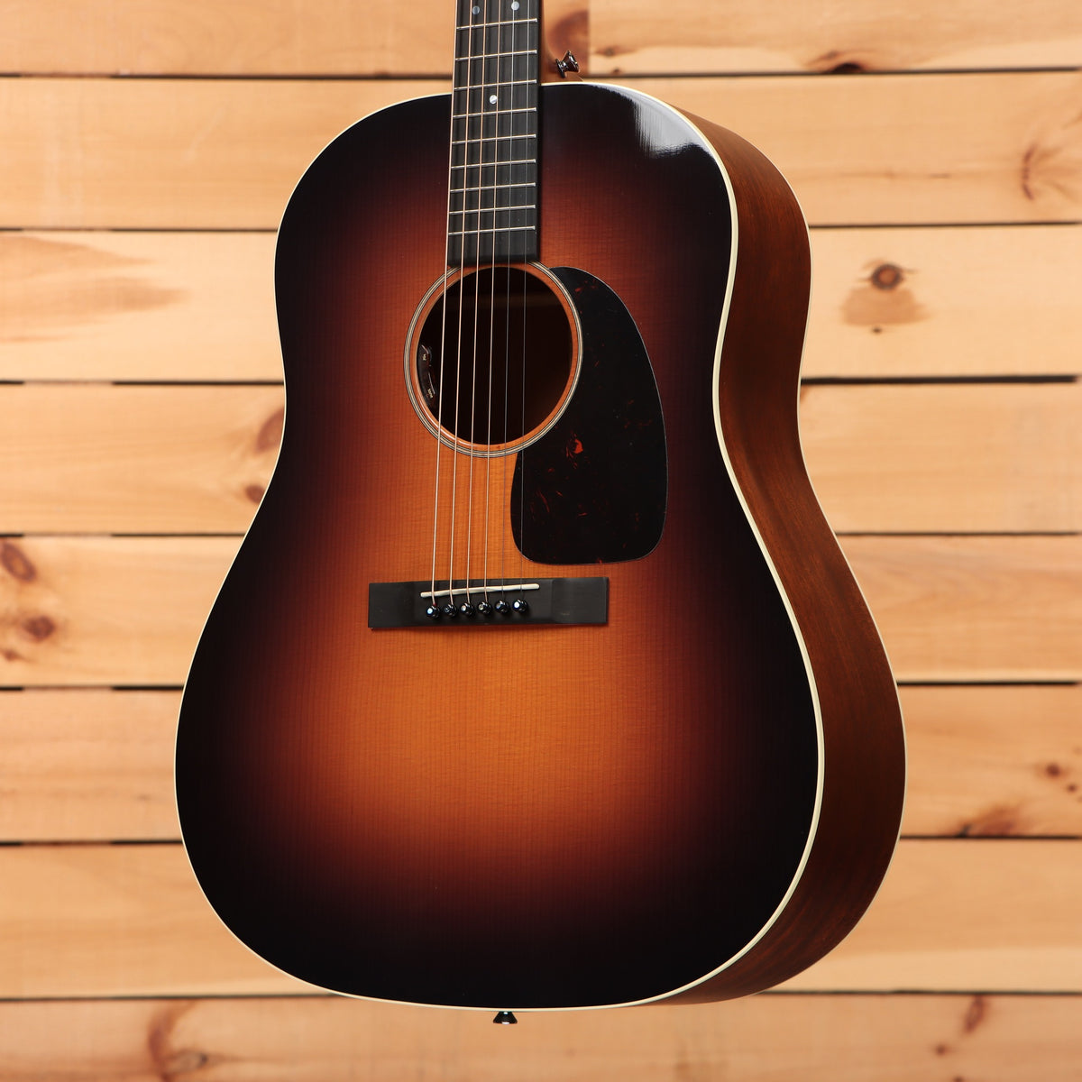 Martin DSS-16E dreadnought acoustic-electric guitar 1935 Burst finish with tortoise pickguard and ebony fretboard