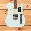 Fender Limited American Professional Classic Telecaster Sonic Blue electric guitar with rosewood fretboard and mint pickguard