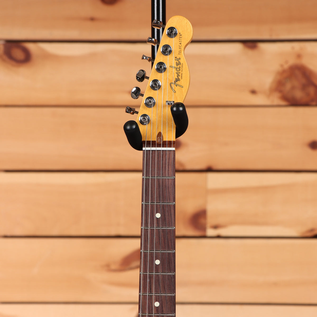 Fender Limited American Professional Classic Telecaster Sonic Blue electric guitar with rosewood fretboard and chrome tuners