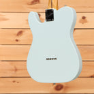 Fender Limited American Professional Classic Telecaster electric guitar Sonic Blue with maple neck back view