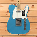Fender Player II 75th Anniversary Baritone Telecaster electric guitar Lake Placid Blue with maple neck and single-coil pickup