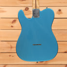 Fender 75th Anniversary Player II Baritone Telecaster electric guitar Lake Placid Blue with chrome neck plate