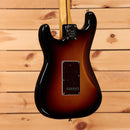 Fender American Professional Stratocaster electric guitar 3-Tone Sunburst with tortoiseshell tremolo cavity cover maple neck