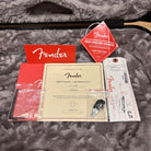 Fender American Professional Stratocaster 3-Tone Sunburst certificate of authenticity paperwork and accessories bundle