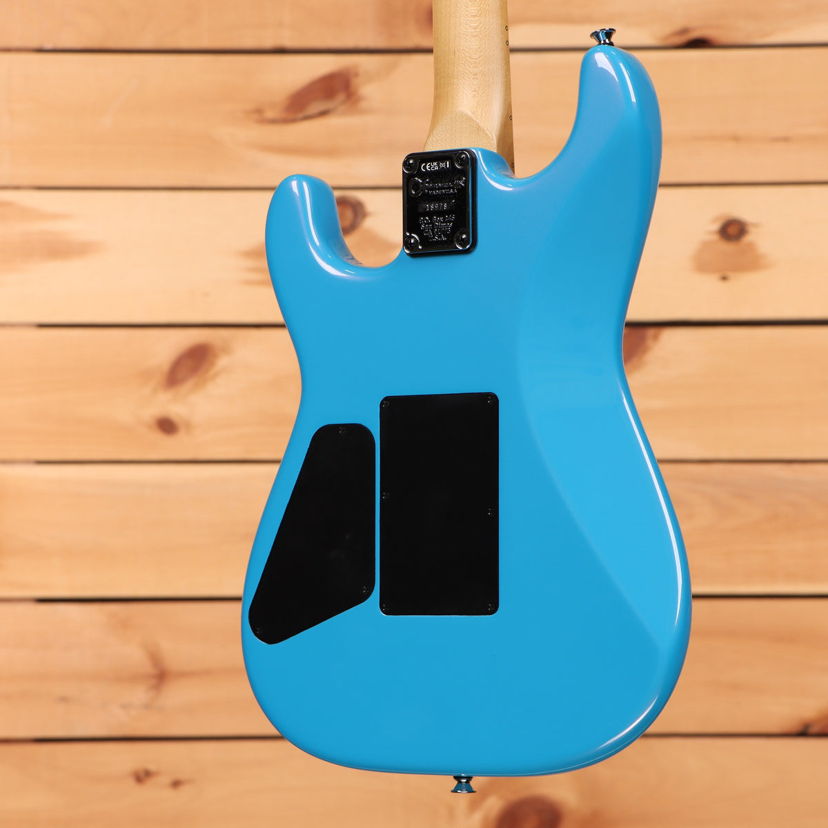 Charvel American Neo-Classic San Dimas Style 1 electric guitar Robin's Egg Blue with tremolo cavity back cover