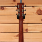 Martin 000-18 acoustic guitar Natural with Aging Toner mahogany neck back view with chrome tuners