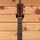 Martin D-28 dreadnought acoustic guitar Natural with Aging Toner featuring dark rosewood fretboard and chrome tuners