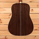 Martin D-28 dreadnought acoustic guitar Natural with Aging Toner rosewood back with decorative center seam inlay strip