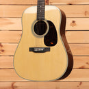 Martin D-28 dreadnought acoustic guitar Natural with Aging Toner spruce top tortoise pickguard and rosewood back and sides